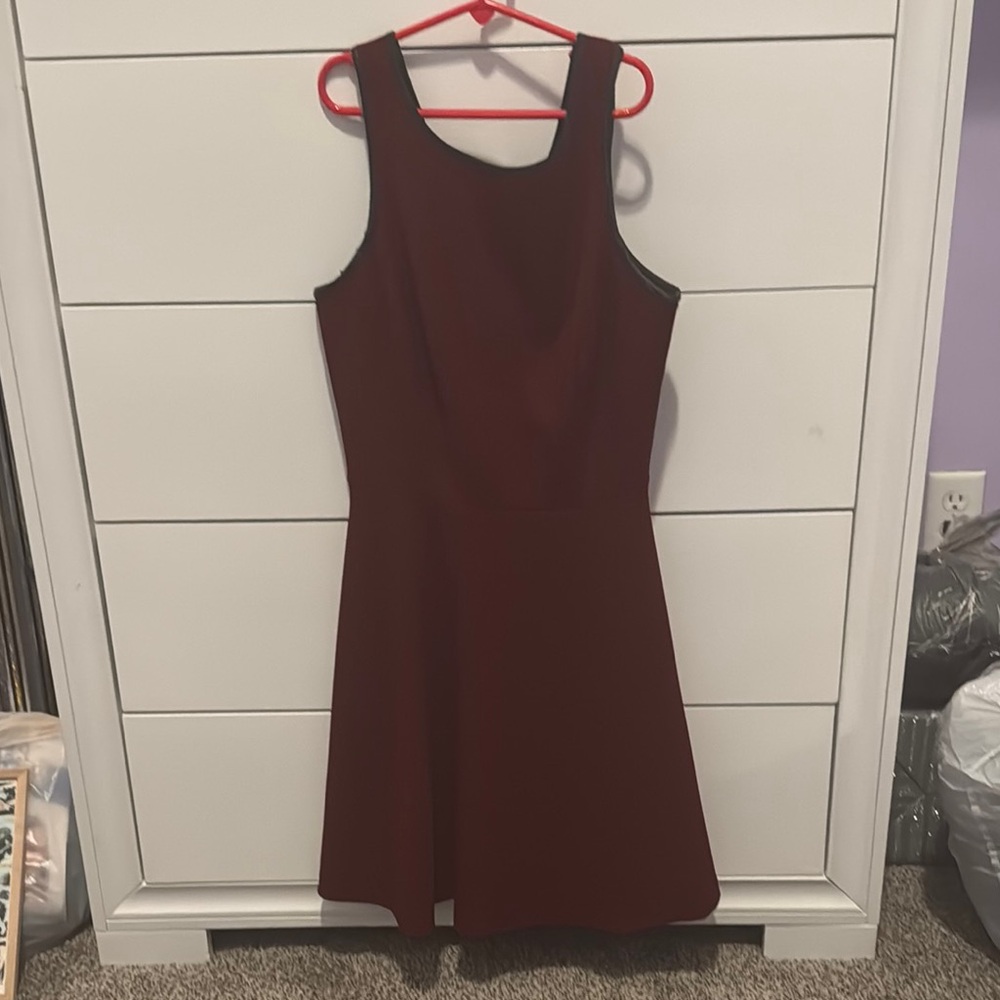 Gianni Bini Red Sleeveless A-Line Mini Dress